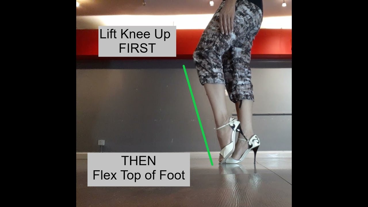 Tango Practica Tips 11:  Tango Walking - Simple Adornment for Back Step
