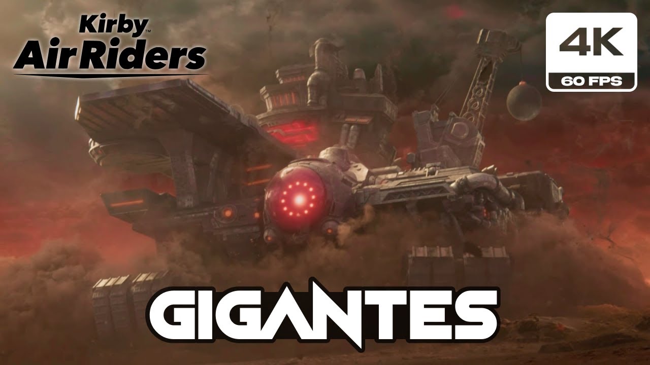 Kirby Air Riders - Gigantes Final Boss Fight (4K 60FPS Nintendo Switch 2)