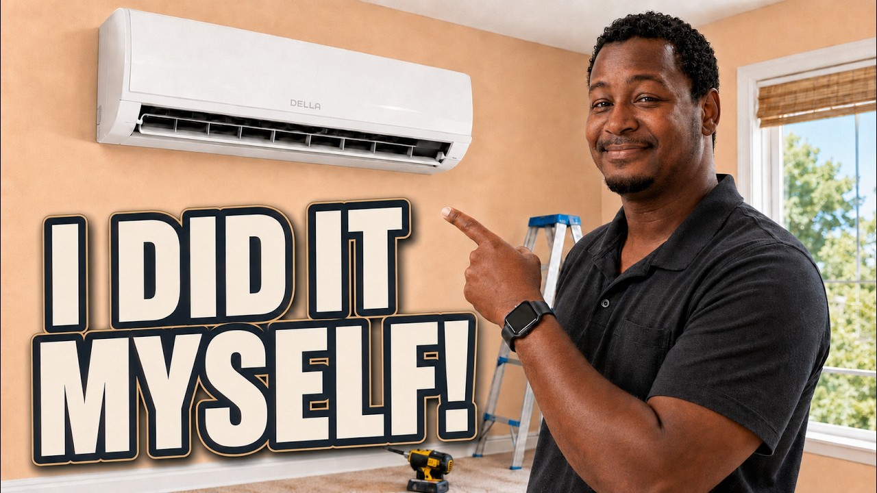 How to Install a Ductless Mini Split Air Conditioner | Della Motto Series