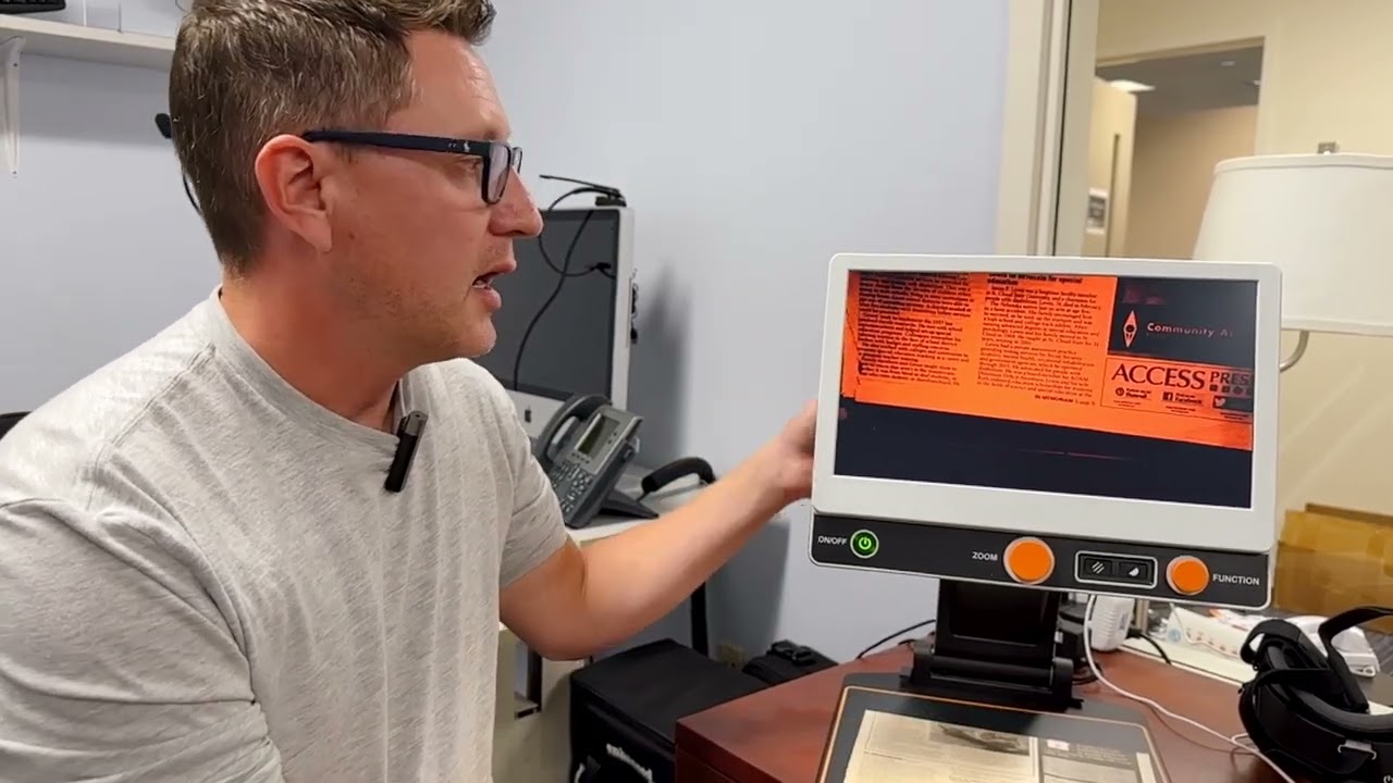 MagniLink Digital Magnifier - ND Assistive Training Video