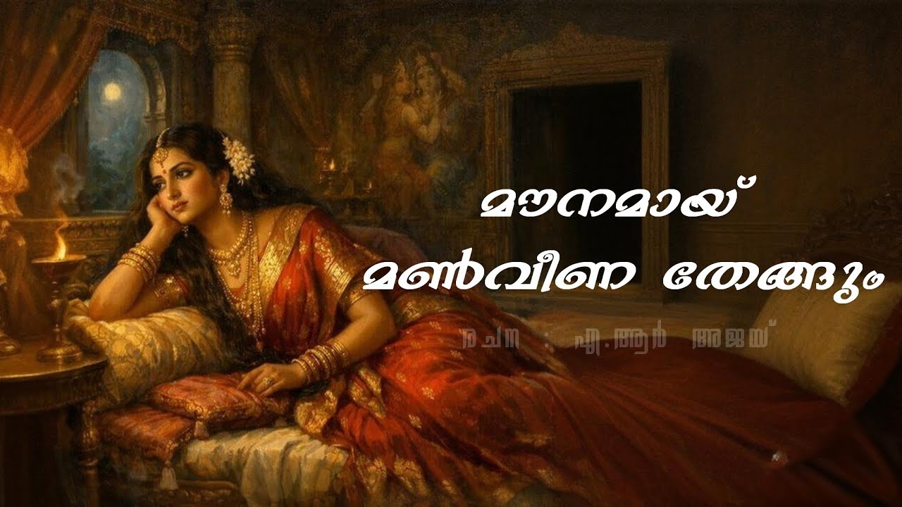 മൗനമായ് മണ്‍വീണ തേങ്ങും | Krishna love Song | lyrics by A.R Ajay