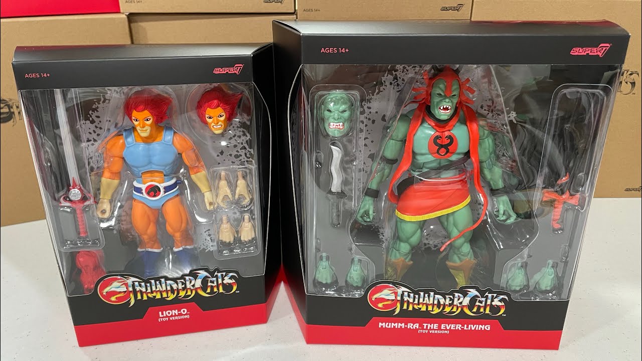 Super 7 Thundercats Ultimates wave 6 Toy Version Lion-O and Mumm-Ra the Ever Living
