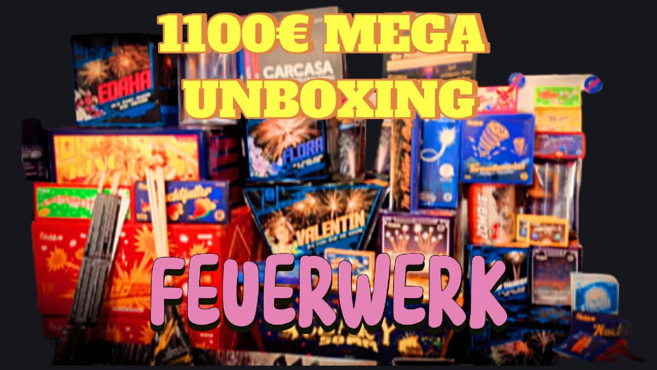 Wir Packen 1.100€ Feuerwerk aus - MEGA UNBOXING - Funke, Argento, Iskra, Albert und mehr !