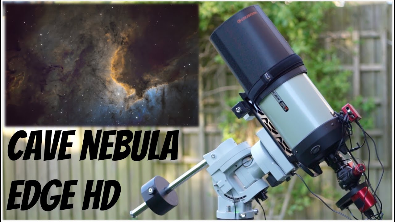 Photographing the Cave Nebula with the Celestron Edge HD 8 inch Telescope