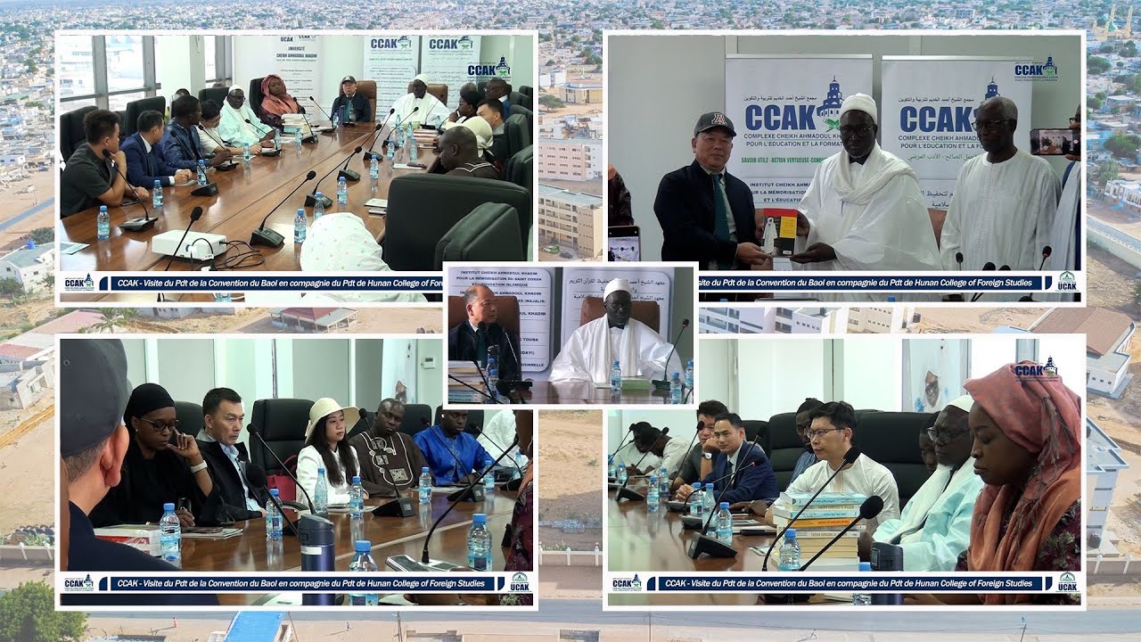 CCAK - Visite du Président de la Convention du Baol, accompagné de partenaires chinois