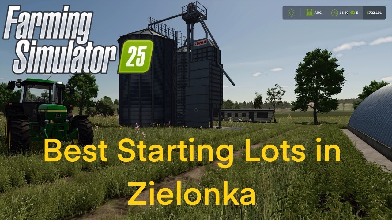 BEST Zielonka starting lots for Farm Manager - Farming Simulator 25
