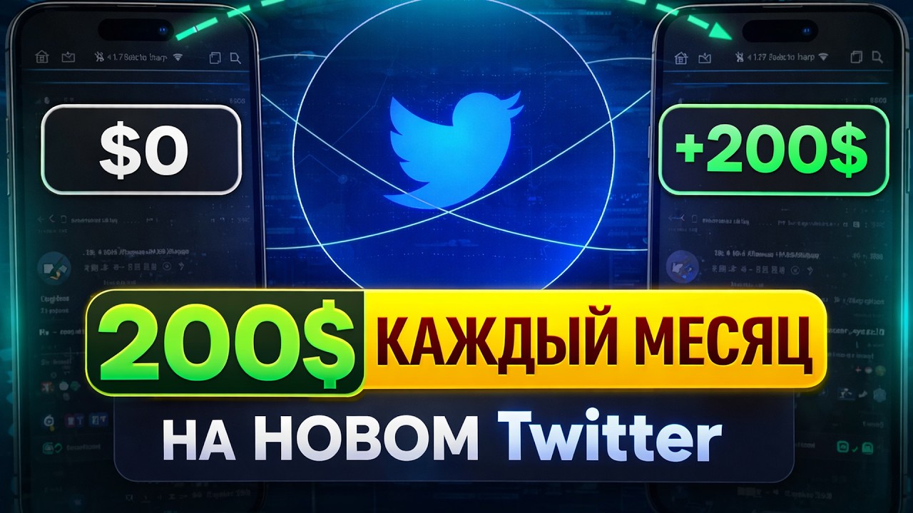 Твиттер с 0 подписчиков - СКОЛЬКО МОЖНО ЗАРАБОТАТЬ?