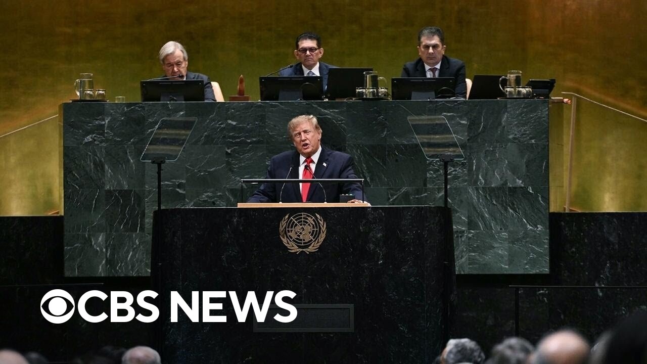 Trump tells U.N. General Assembly he's rebranding AI as 