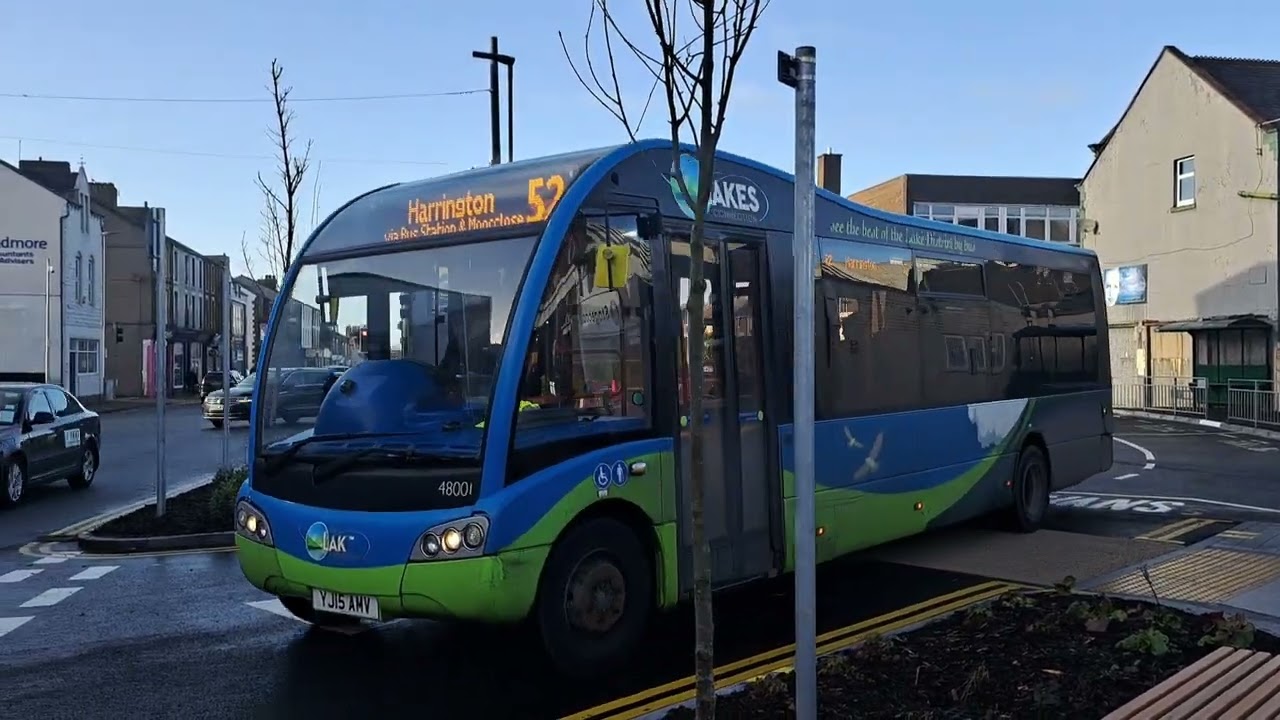 WORKINGTON 15 1 26  AROUND THE BUS STATION & TOWN CENTRE. LOTS PF STAGECOACH ACTIVITY