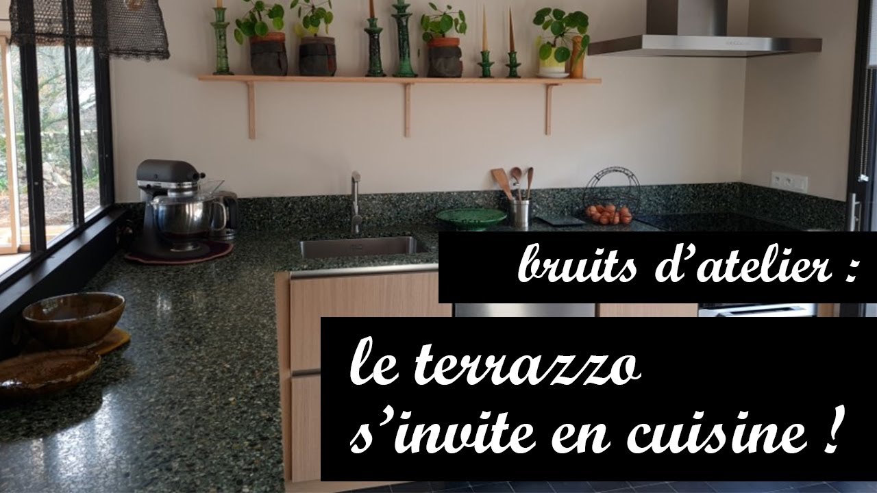 Bruits d'atelier : le terrazzo s'invite en cuisine