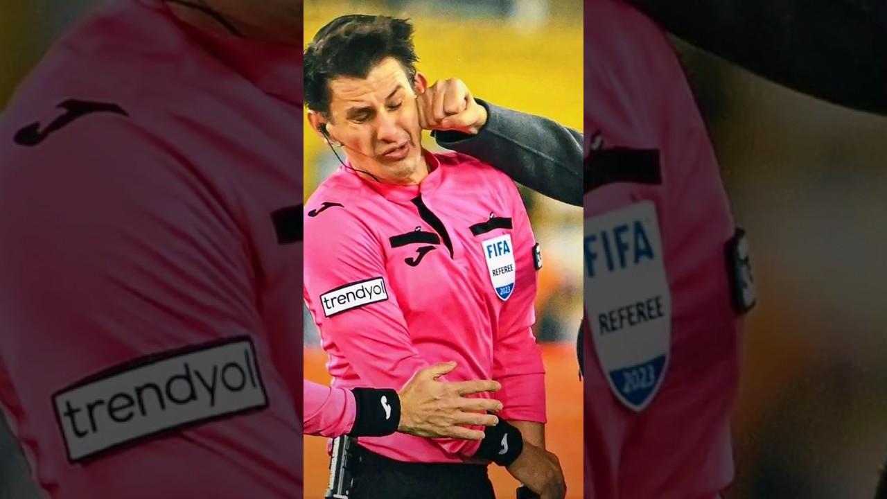 Ketika wasit kena bogem 🤕 ! #football #wasit #wasitcurang #referee #ball