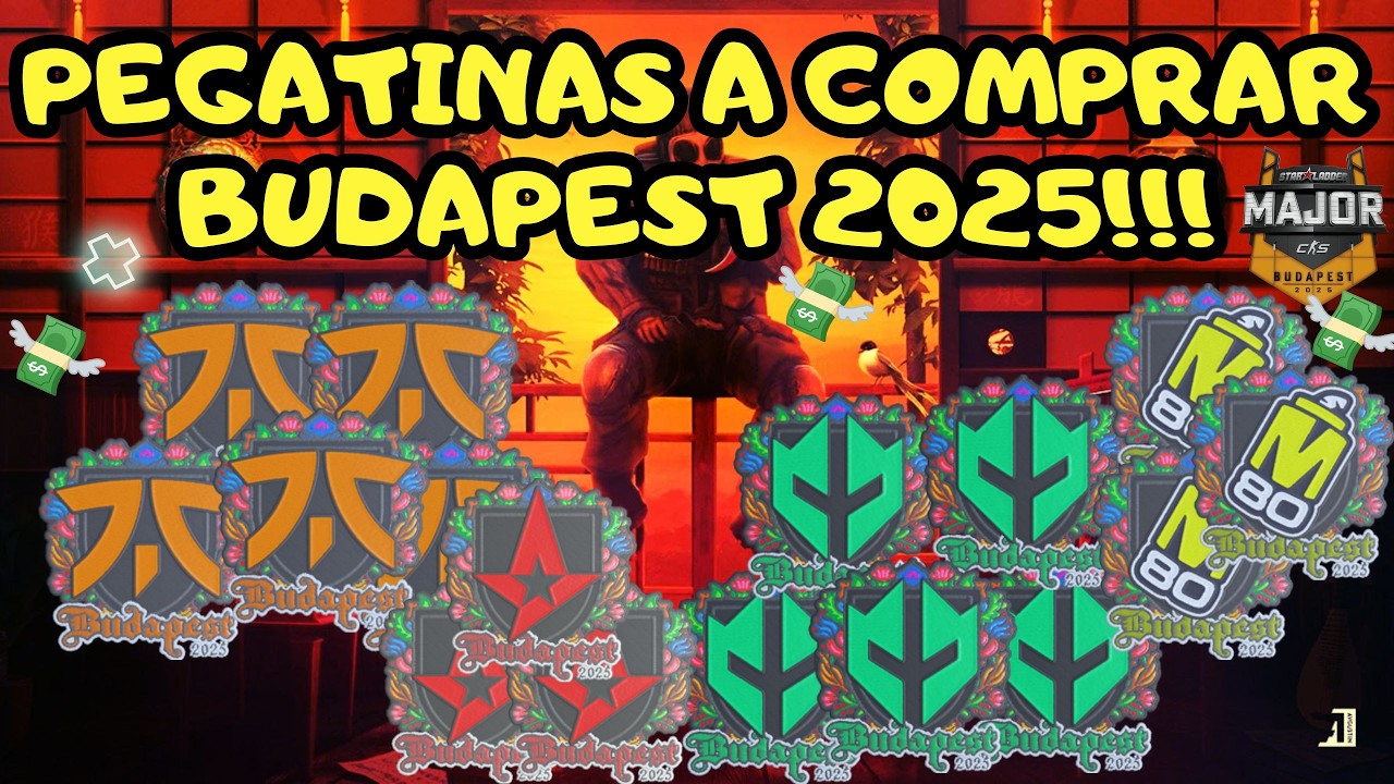 INVIRTIENDO en STICKERS de MAJOR BUDAPEST 2025 (CS2) #inversionescs2 #inversionescsgo