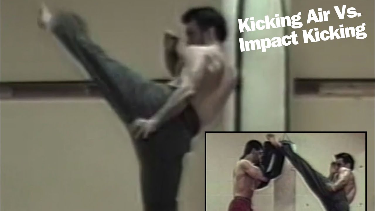 Kicking the Air vs Impact Kicking - A progression that is often overlooked in training…