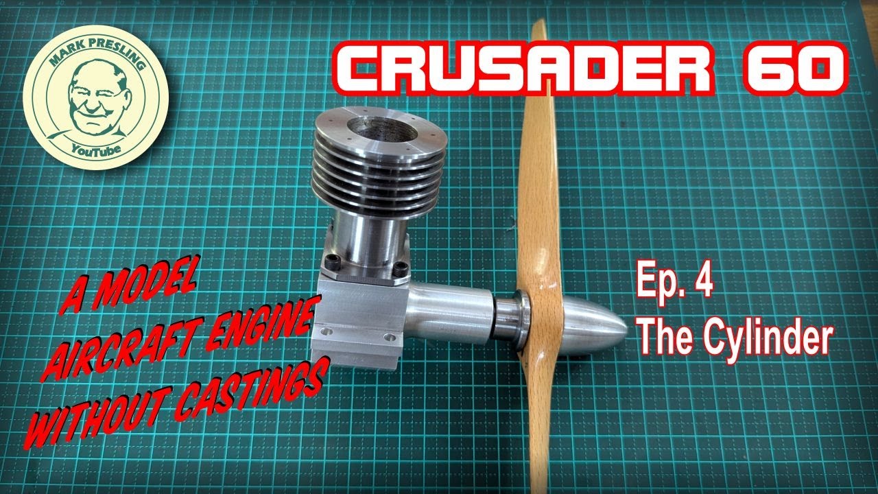 Crusader 60. Модель авиадвигателя, которую можно построить без отливок. Эпизод 4 — Цилиндр