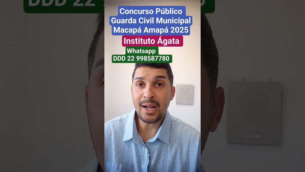 Concurso Guarda Municipal Macap&aacute; 2025 | Banca Instituto &Aacute;gata | Provas anteriores do Instituto &Aacute;gata