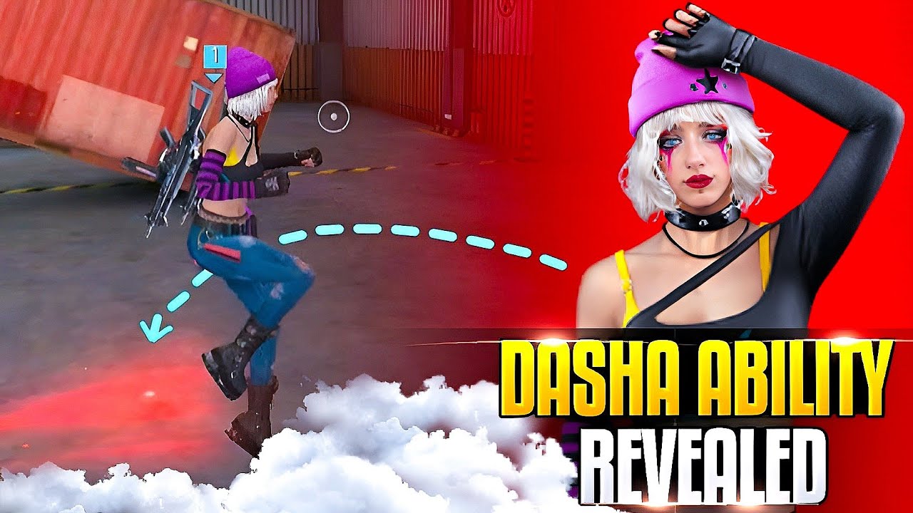Free Fire Dasha Ability EXPLAINED - ( 2024 ) | Dasha Character Ability Test