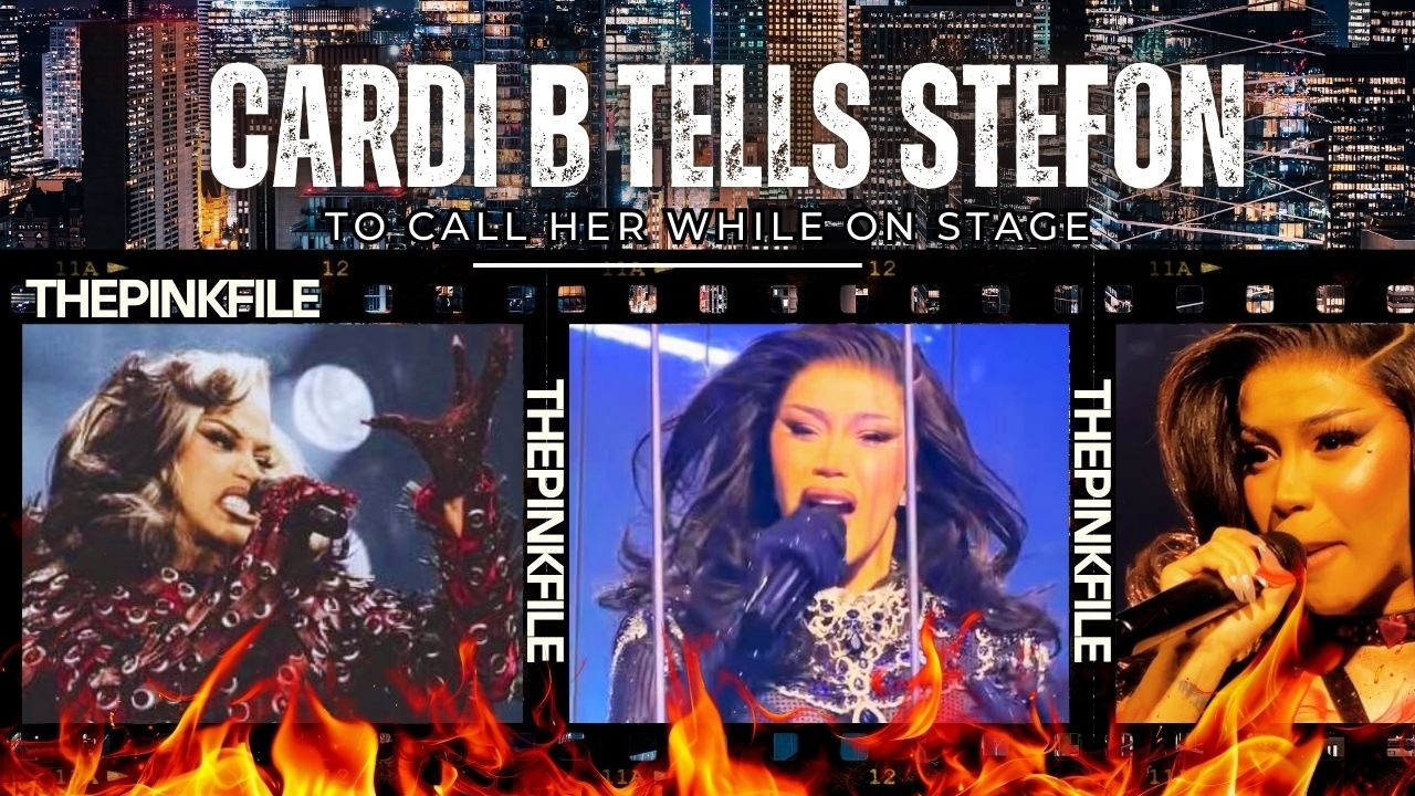 Cardi Begs Stefon To Call Her While On Stage | Little Miss Drama Tour +MORE DRAMA