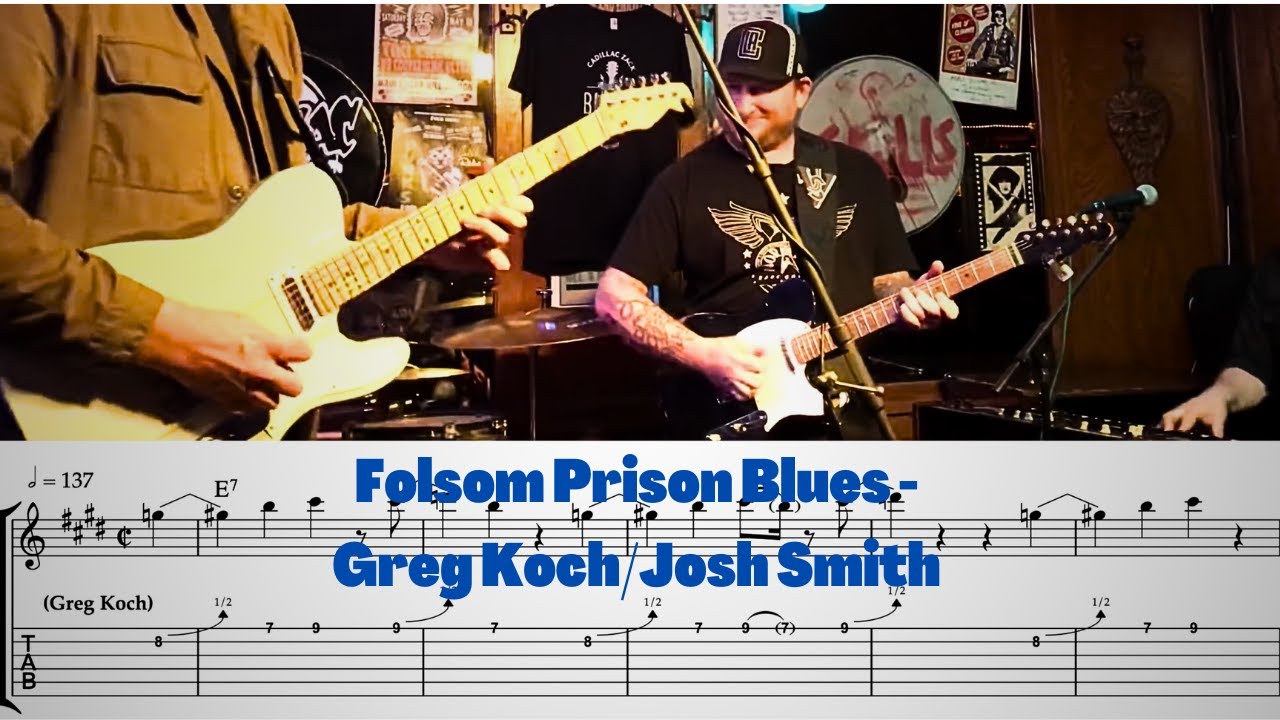 Greg Koch's vocabulary is UNREAL!! Folsom Prison Blues - Greg Koch/Josh Smith
