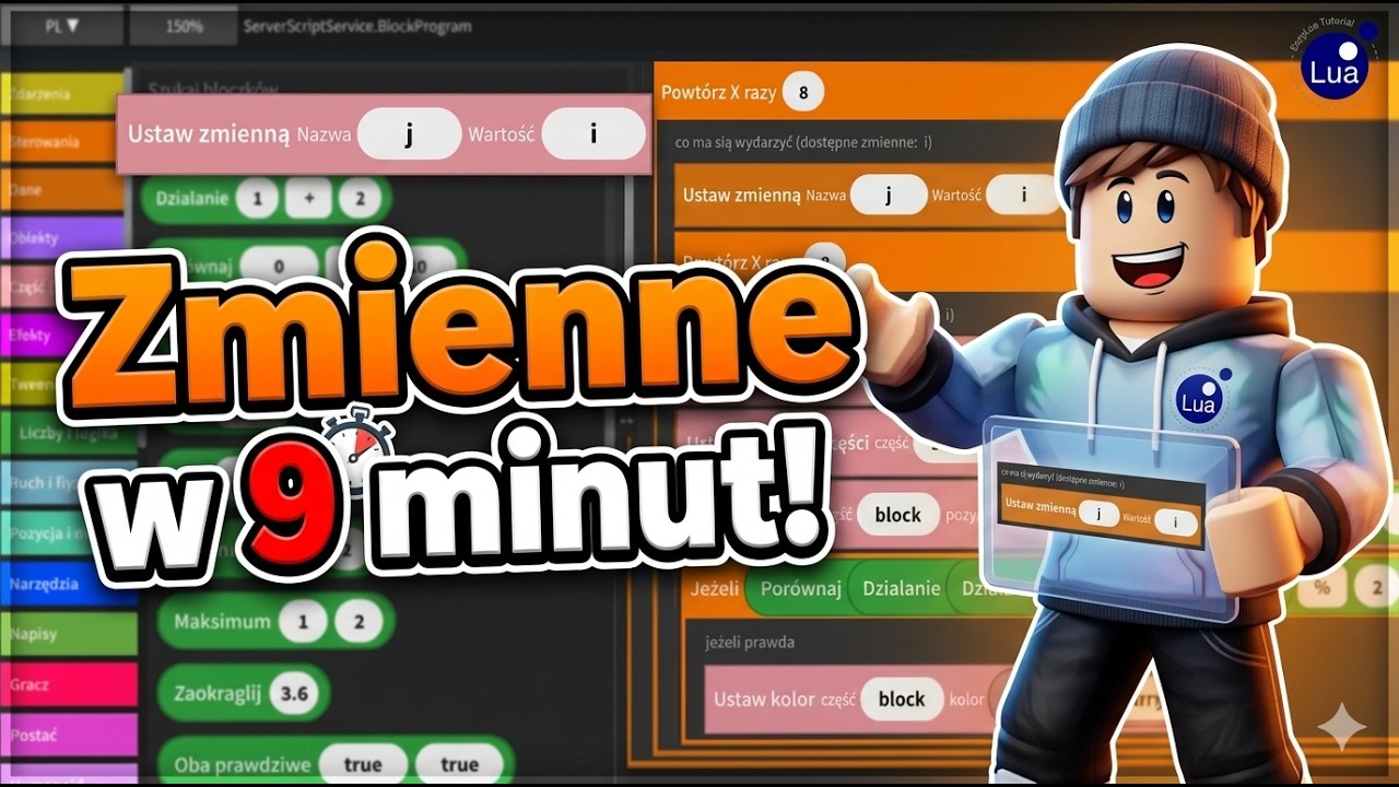 Od 0 do SKRYPTERA ROBLOX - Zrozum Jak Działają Zmienne w 9 Minut