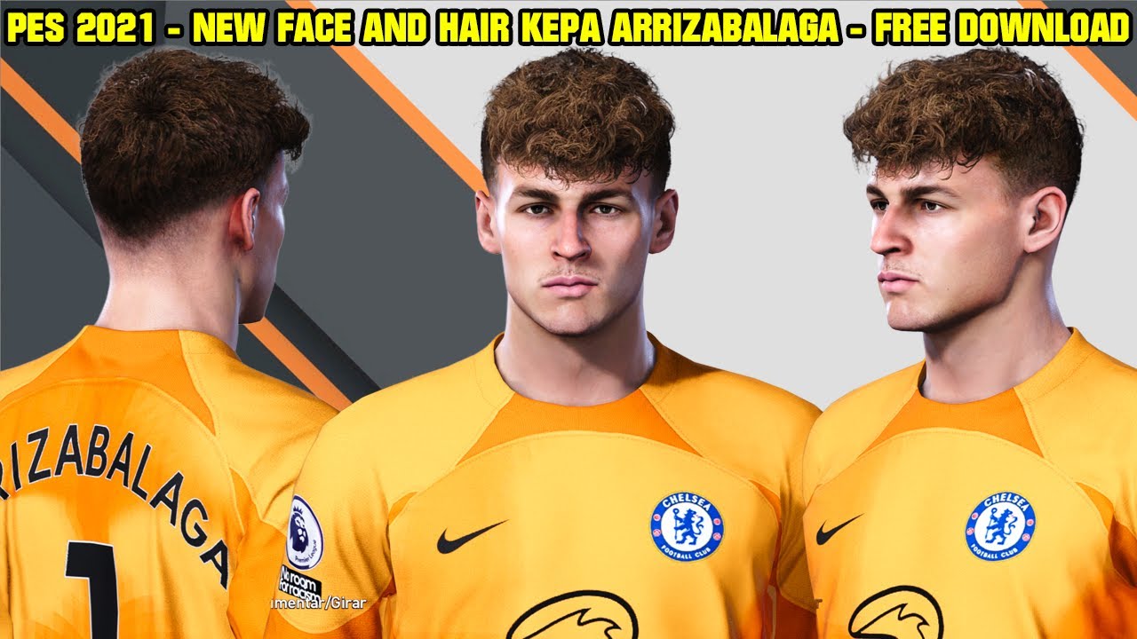 PES 2021 - NEW FACE AND HAIR KEPA ARRIZABALAGA - By: JP Patumin - 4K