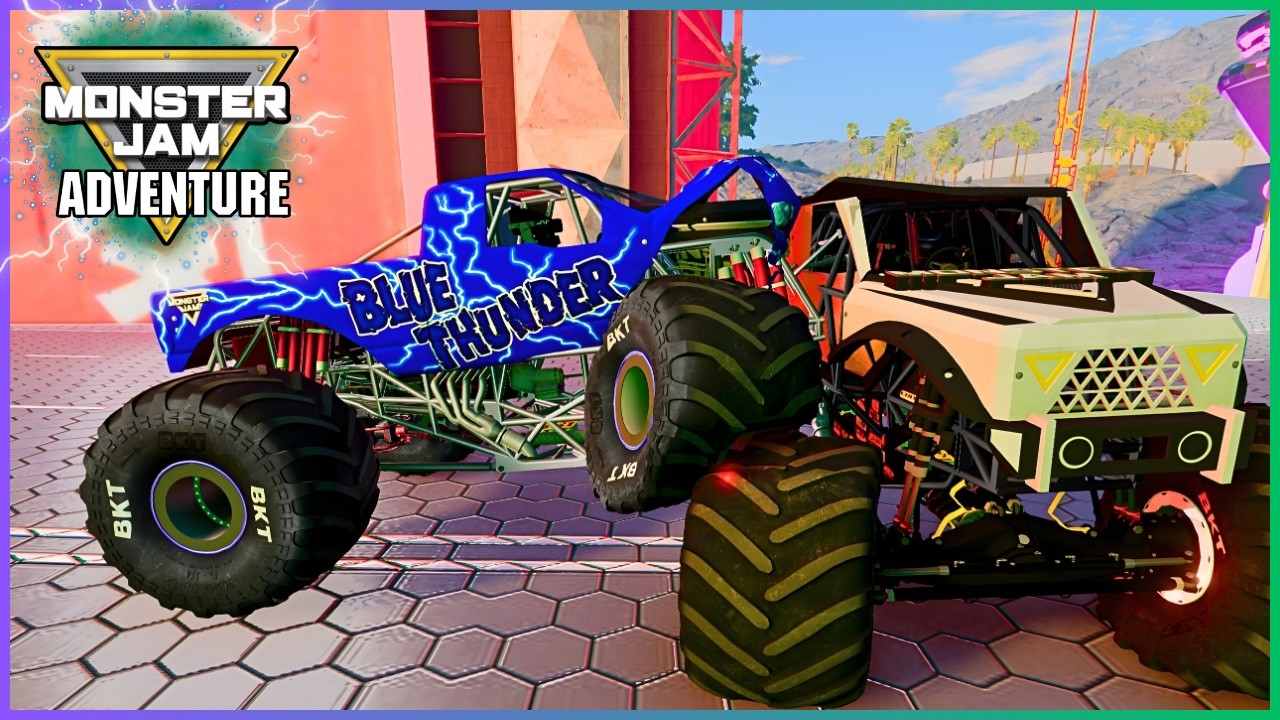 Приключения на Monster Jam | Grave Digger представляет свой новый грузовик для проникновения на б...