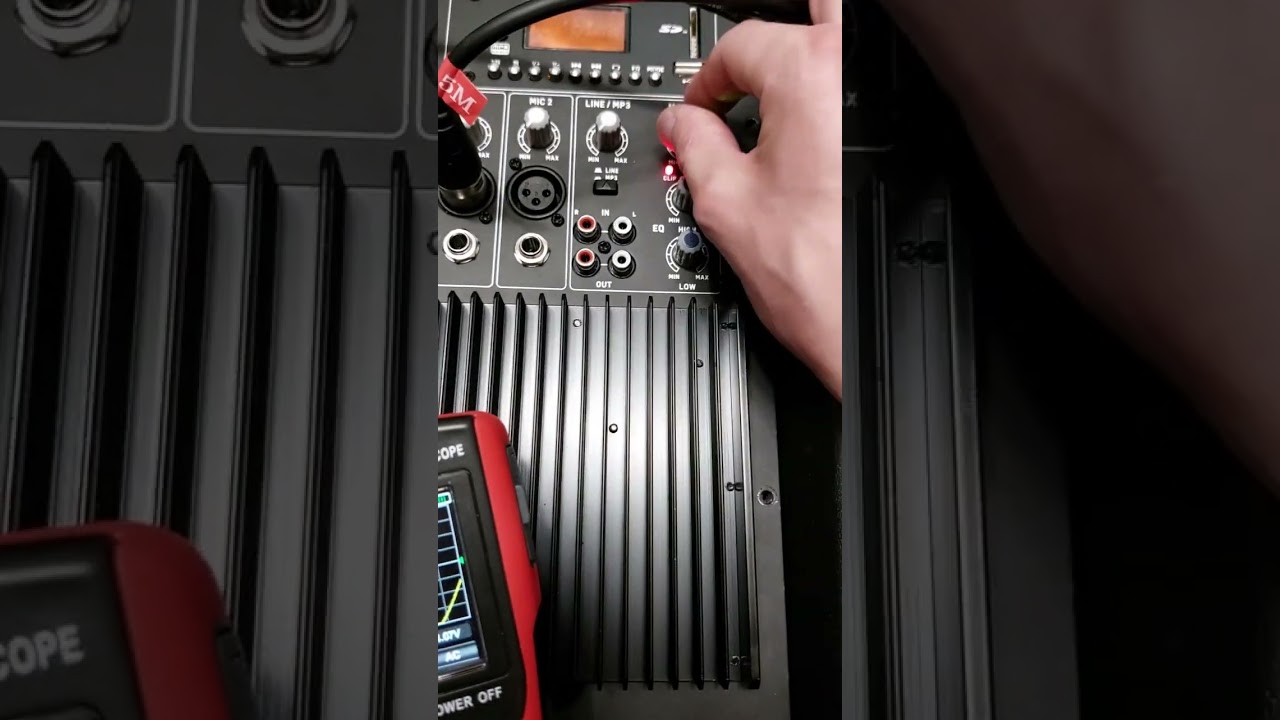 Behringer PK115A. GAIN CLIP Акустика на МАКСИМАЛКАХ
