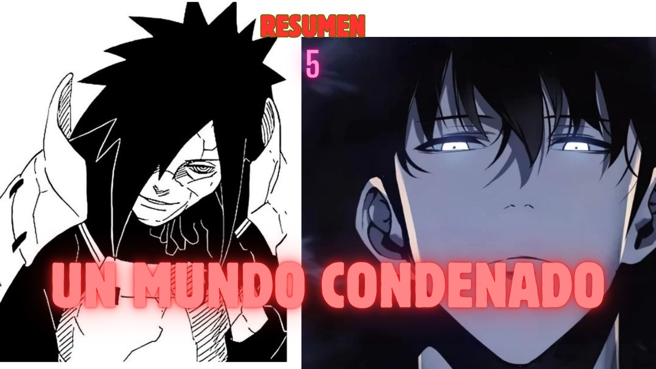 Sung Jin-Woo observa a Madara | Dos monstruos en la misma sala | Naruto x Solo Leveling Capítulo 5
