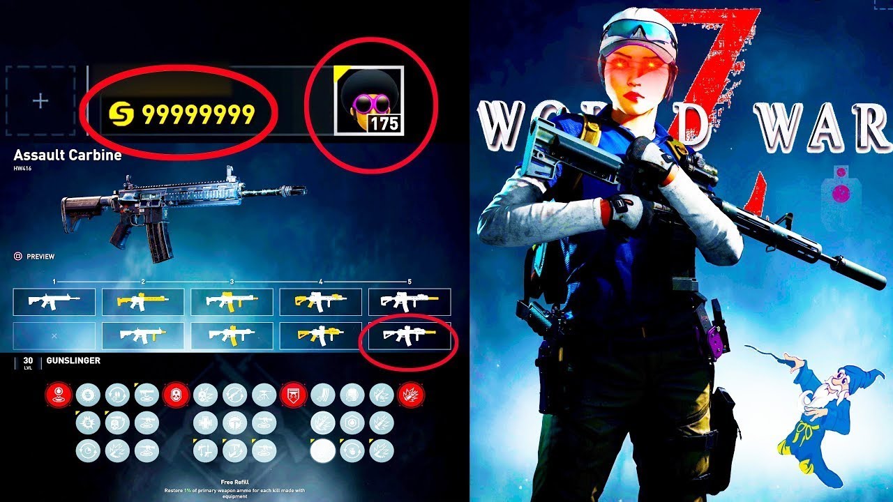 World War Z cheat engine + Unlimited coin