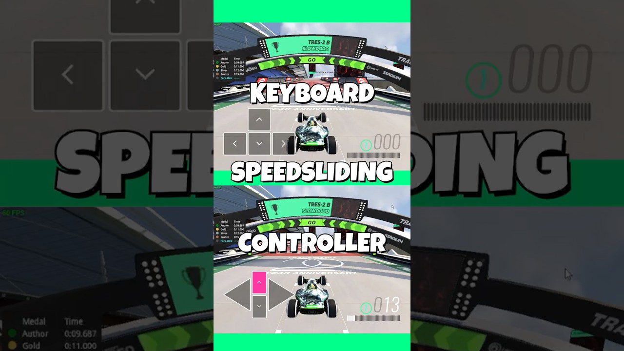 Speed Sliding: Keyboard vs Controller