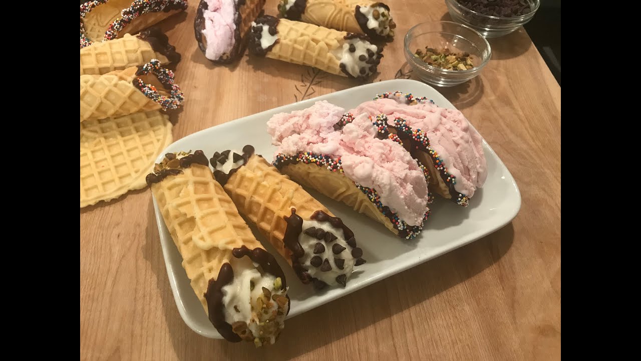 Pizzelles!  Using them to make taco & cannoli shells
