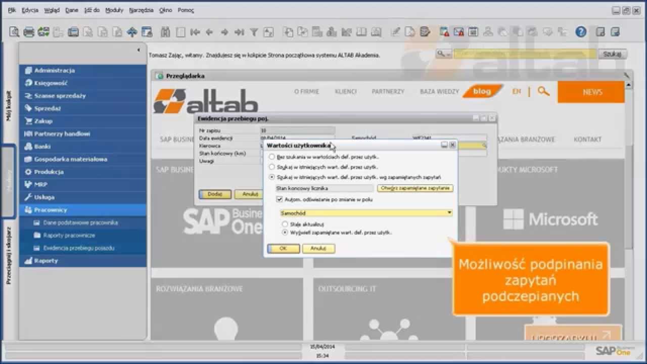 Elementy SDK, tworzenie obiekt&oacute;w użytkownika cz. 2 z 2 w SAP Business One