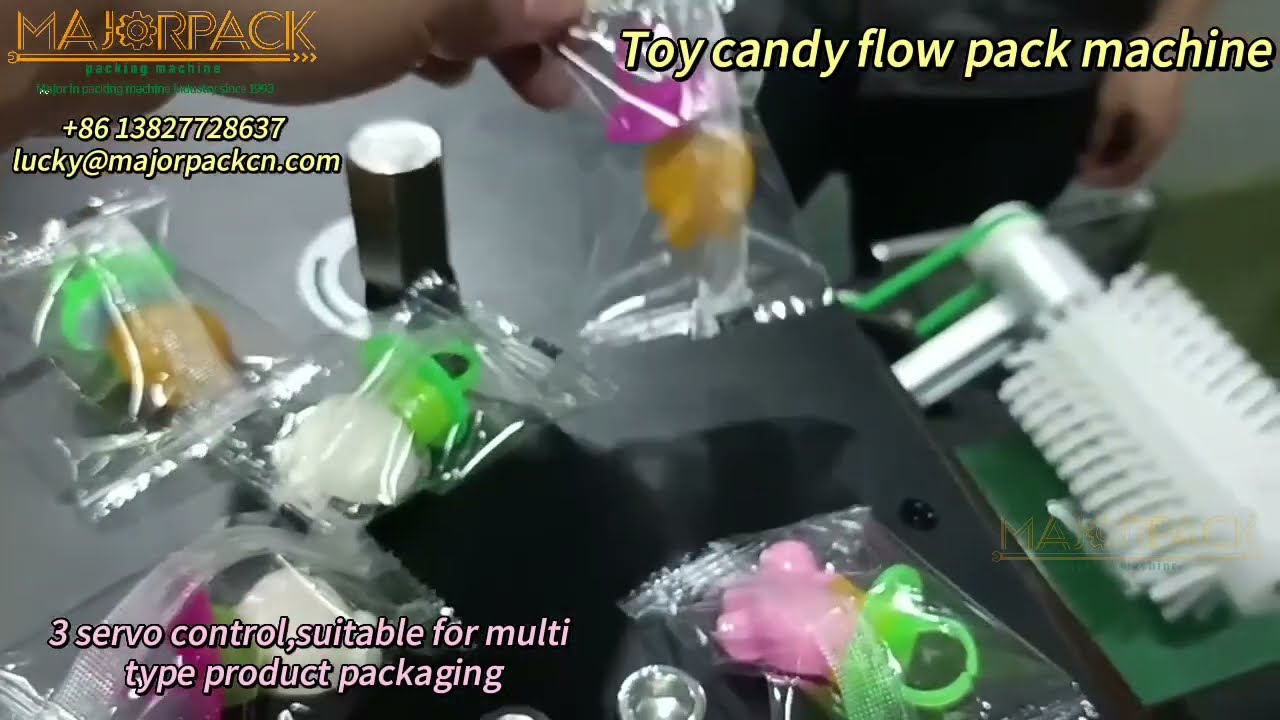 Toy candy flow pack machine Majorpack