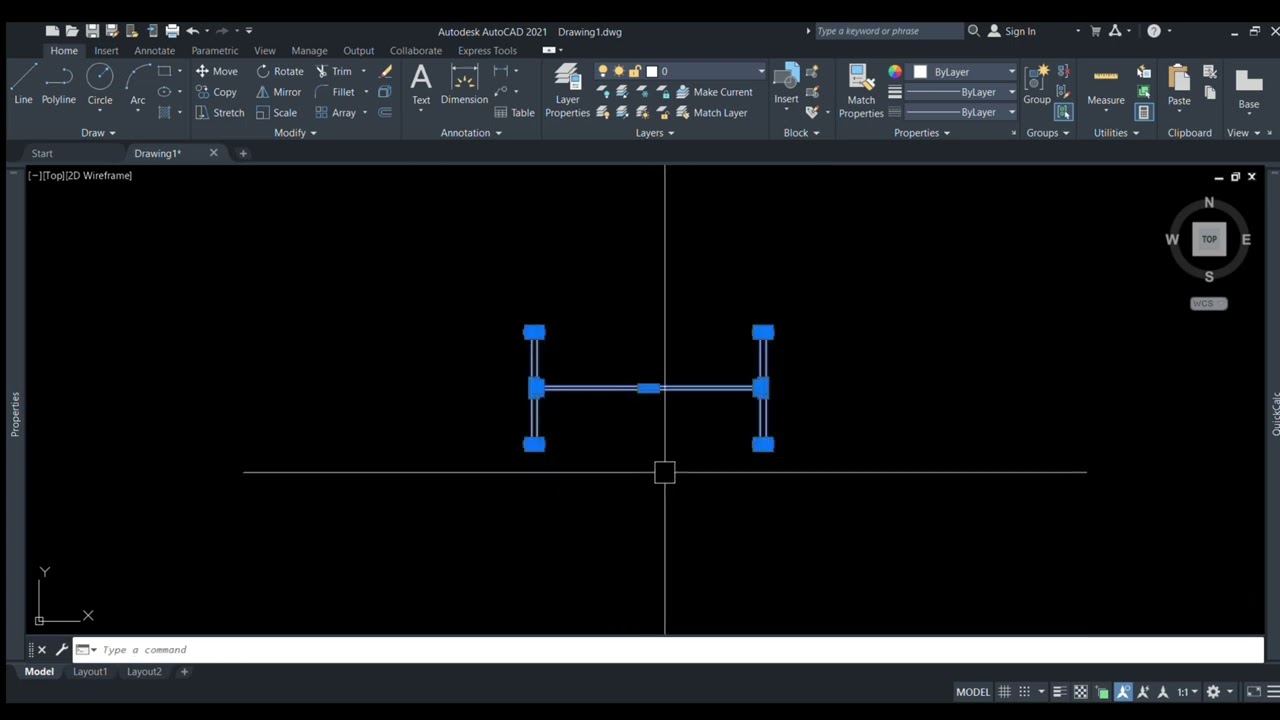 Column base plate in auto cad