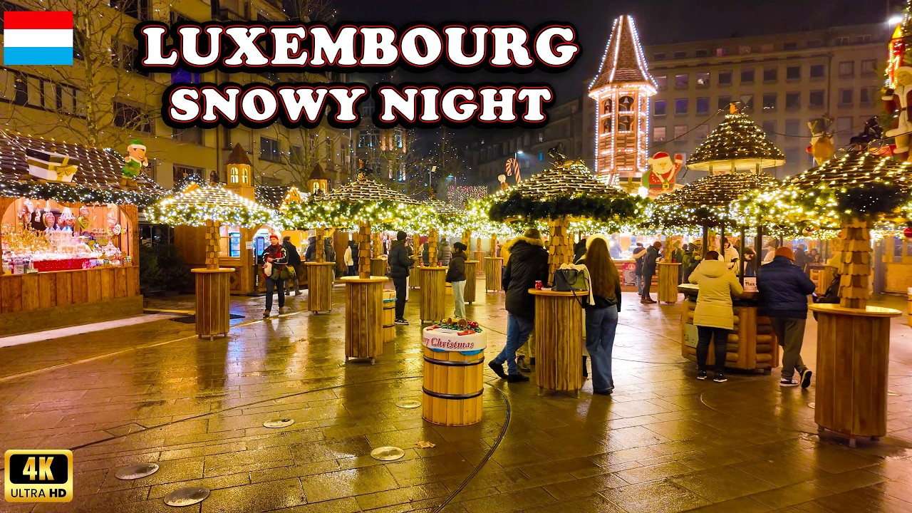 Walking Through Luxembourg City's Magical Winter Atmosphere 2026