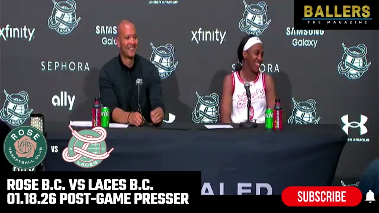 Jackie Young & Head Coach Andrew Wade: Laces BC Postgame vs. Rose BC | Unrivaled 01.18.26