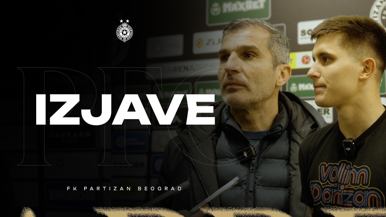IZJAVE | Nenad Stojaković i Vanja Dragojević nakon meča Partizan - Spartak (2:1)