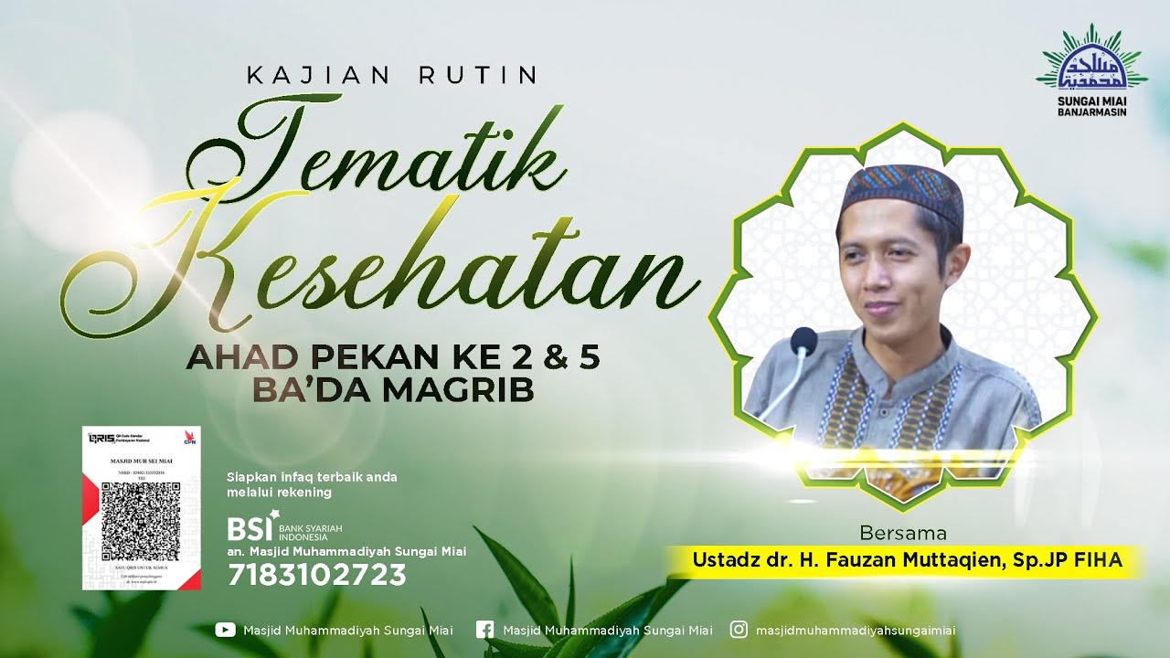 [Live] Kajian Rutin Ahad Ba'da Shalat Maghrib