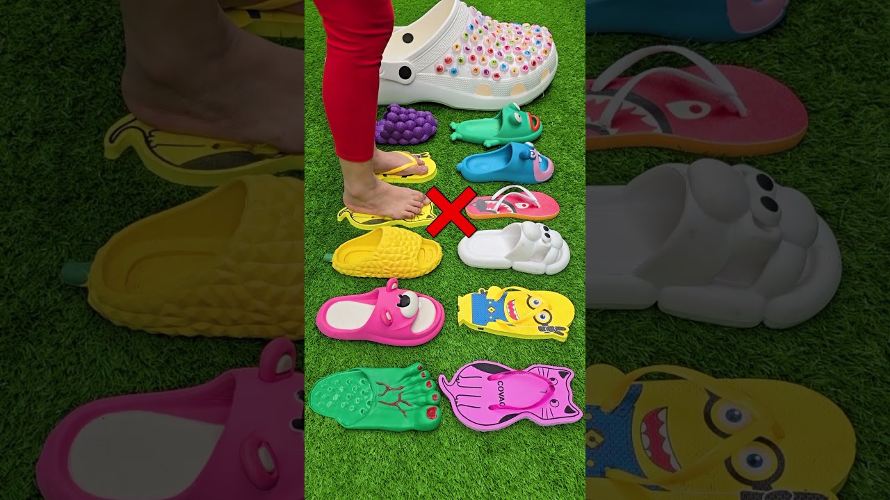 Choose a pair of sandals 🦶👀🦶 Leather foot slippers 🦵🏻🦵🏻 #love #slippers #viralvideo