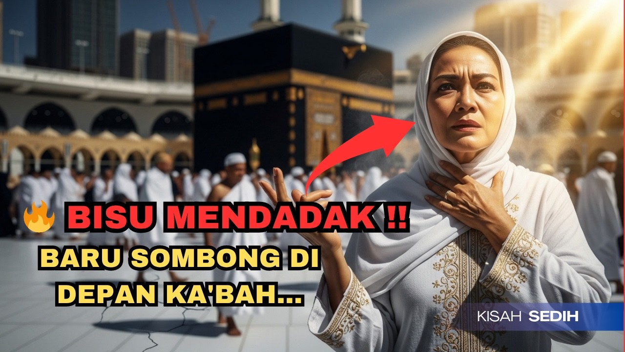 Asli di Depan Ka'bah! Ibu Haji Ini Mendadak BISU Setelah Ucapkan Ini!