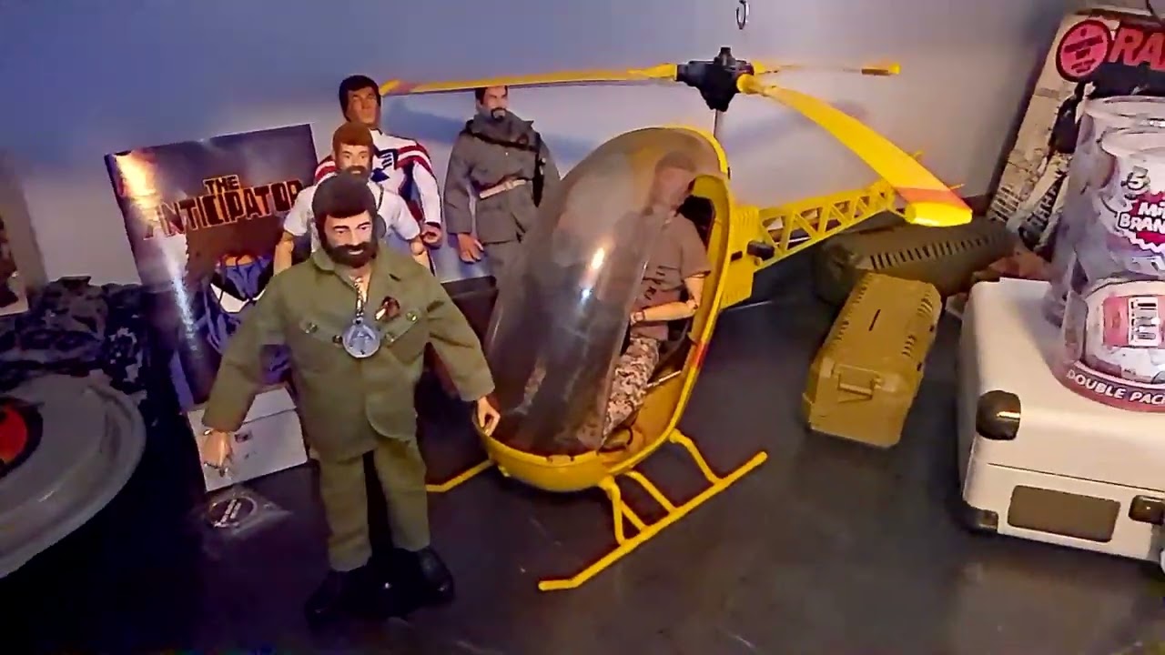 GI Joe action figure room walk through  1/6 scale toys