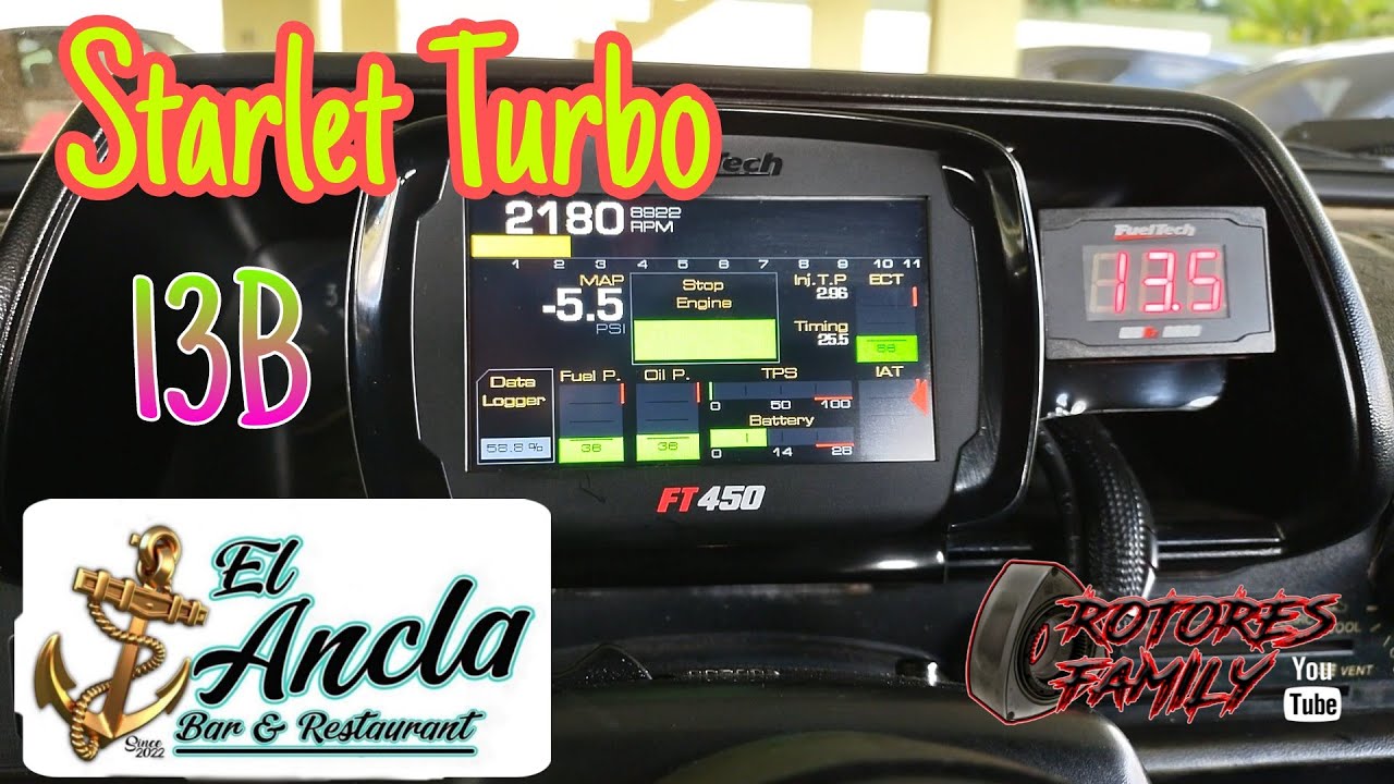 Te enamorarás de la Starlet 13B Turbo #mazda #rotary #13b #rx7 #rx8 #turbo #12a #rx3 #allmotor #20b