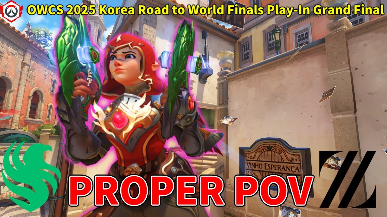 【Proper POV】Team Falcons vs ZETA DIVISION OWCS 2025 Korea Road to World Finals Play-In【Overwatch 2】