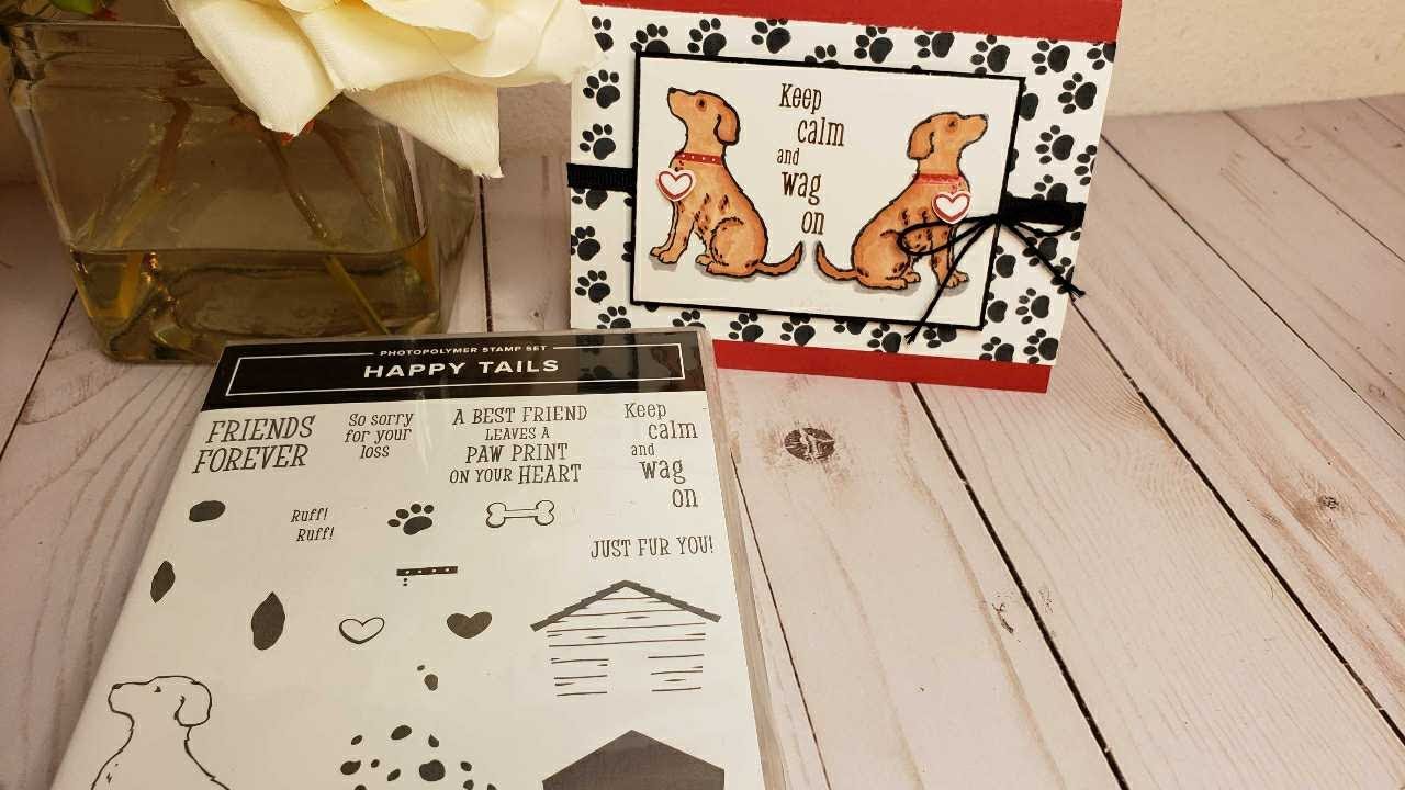 Stampin' Up! Happy Tails Stamp Set Tutorial
