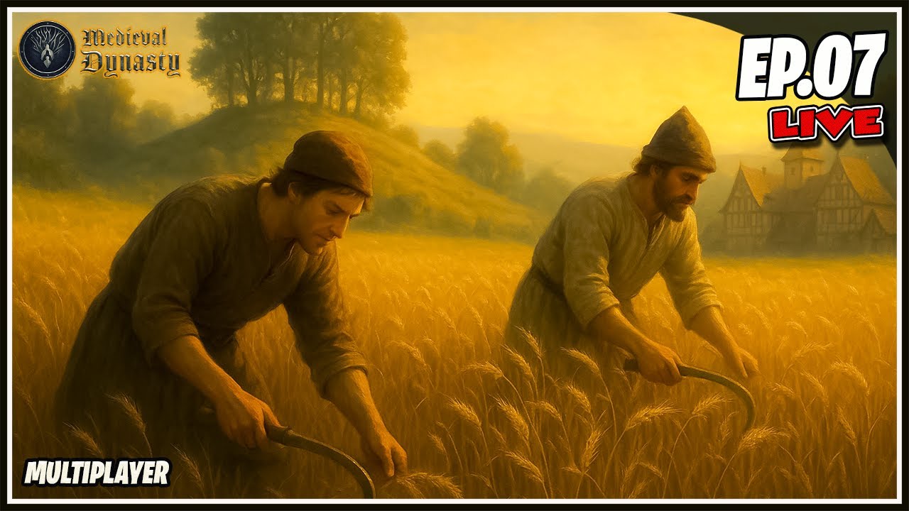 TRAGEM TARE PE AGRICULTURA CA SA AJUNGEM LA CAI | MEDIEVAL DYNASTY | EP 07 🔴 🅻🅸🆅🅴