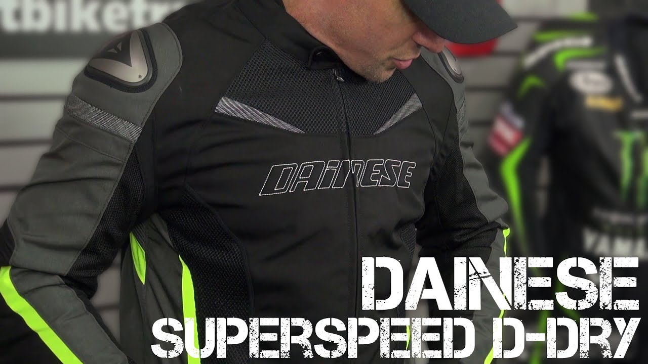 Dainese Superspeed D-Dry Jacket Review from Sportbiketrackgear.com