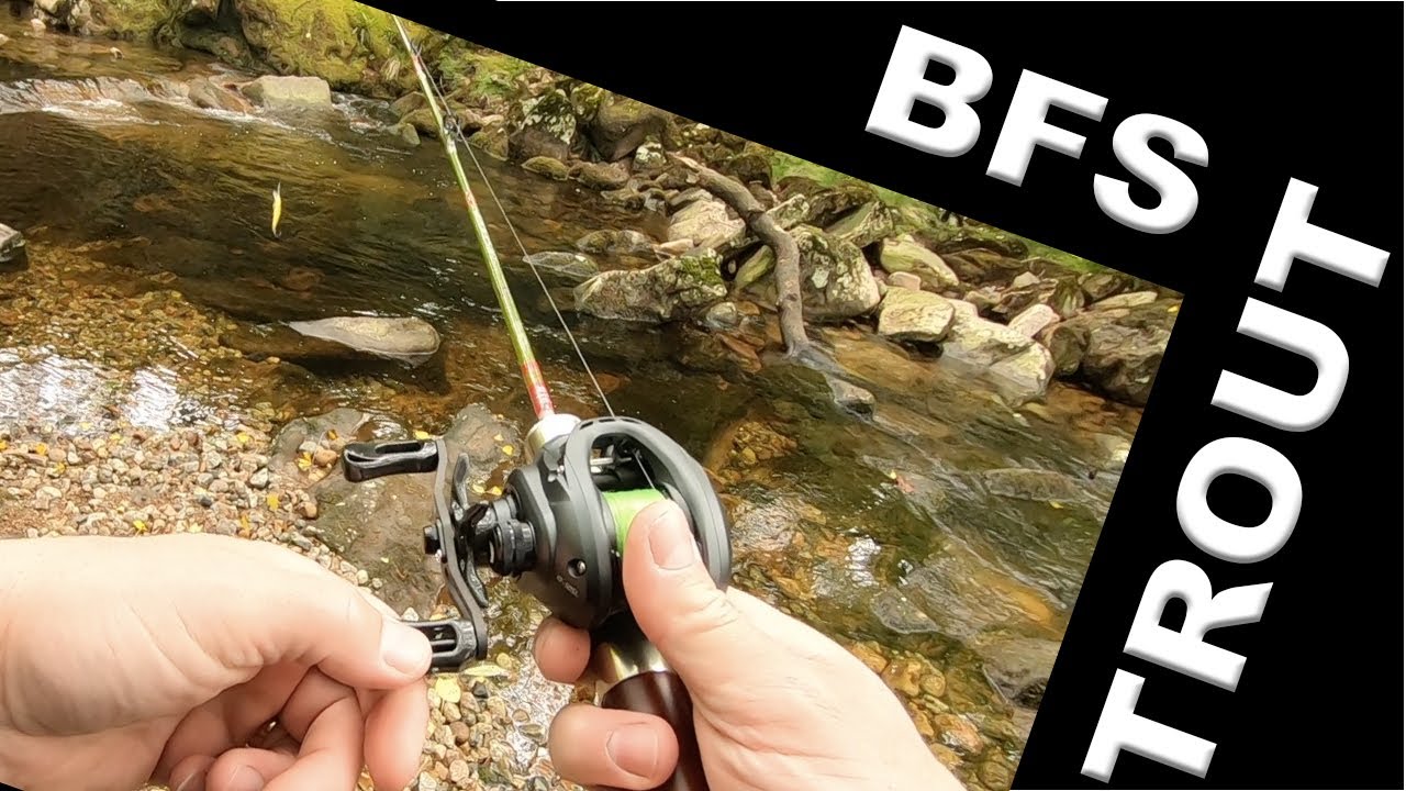 BFS TROUT ... Aioushi Fibreglass Rod & Tsurinoya Dark Wolf Ultra KF50S