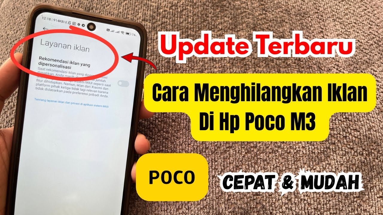 5 Cara Menghilangkan Iklan Di HP Poco M3
