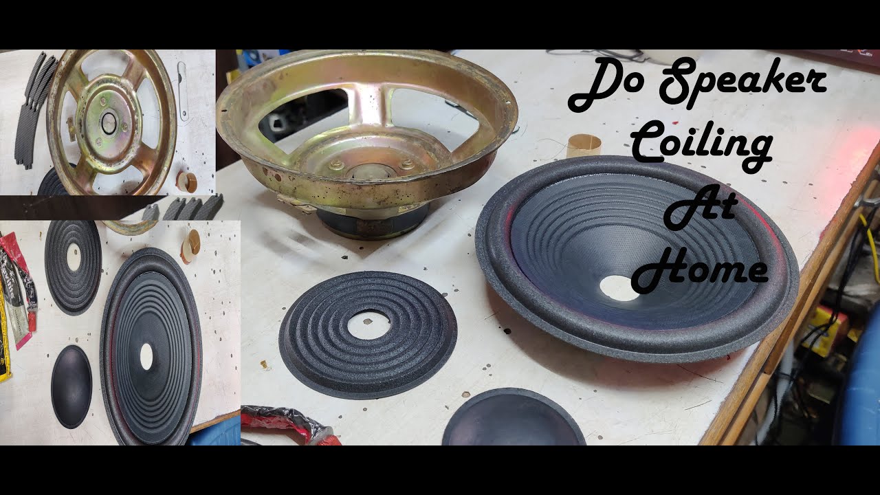Speaker Coiling Work Full Detailed Video | Recoiling | Old Non Working Speaker to Working Speaker |