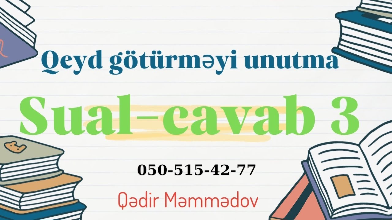 Sertifikasiya müsahibə mərhələsinə dəstək-3 hissə.