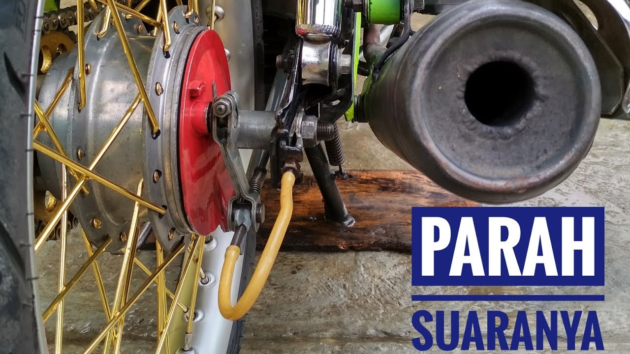 Modifikasi knalpot Vega R bobokan part1